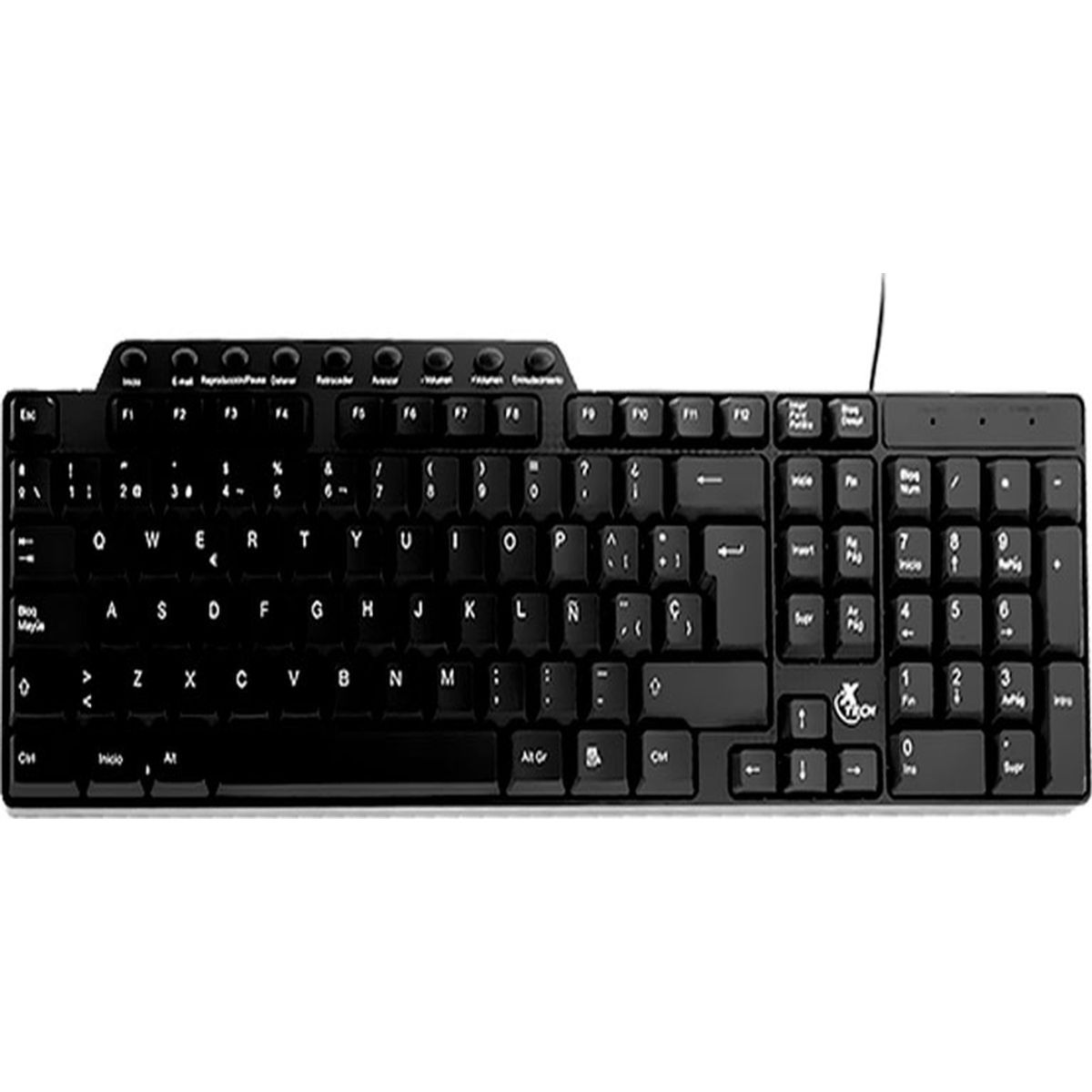 GENERICO - Teclado usb español compacto numérico xtech xth-160s