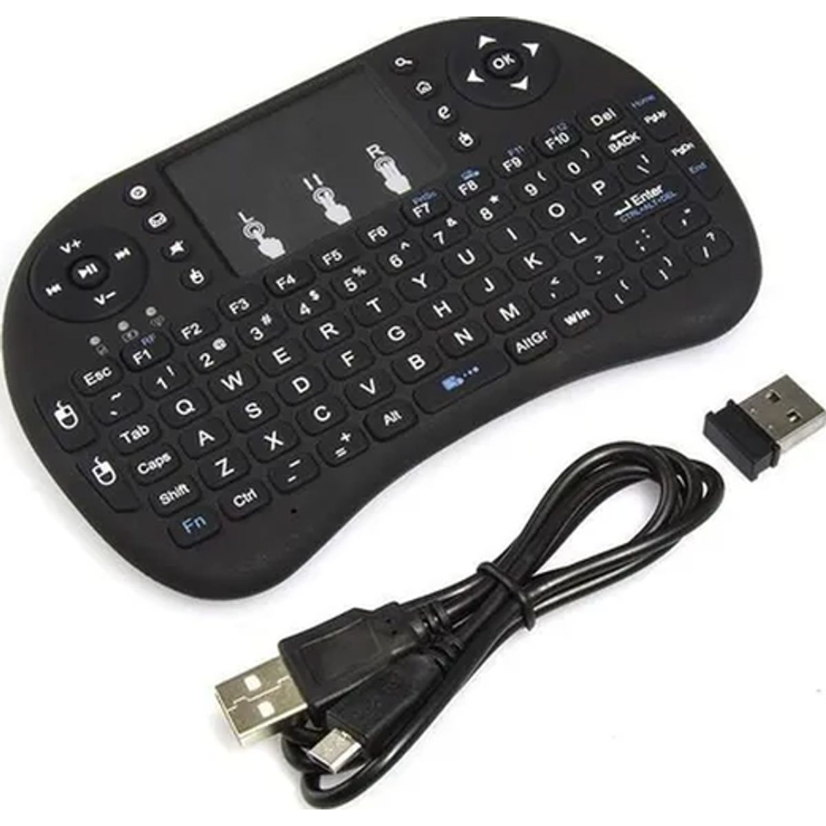 GENERICO - Pack 2 mini teclado inalámbrico con mouse touchpad