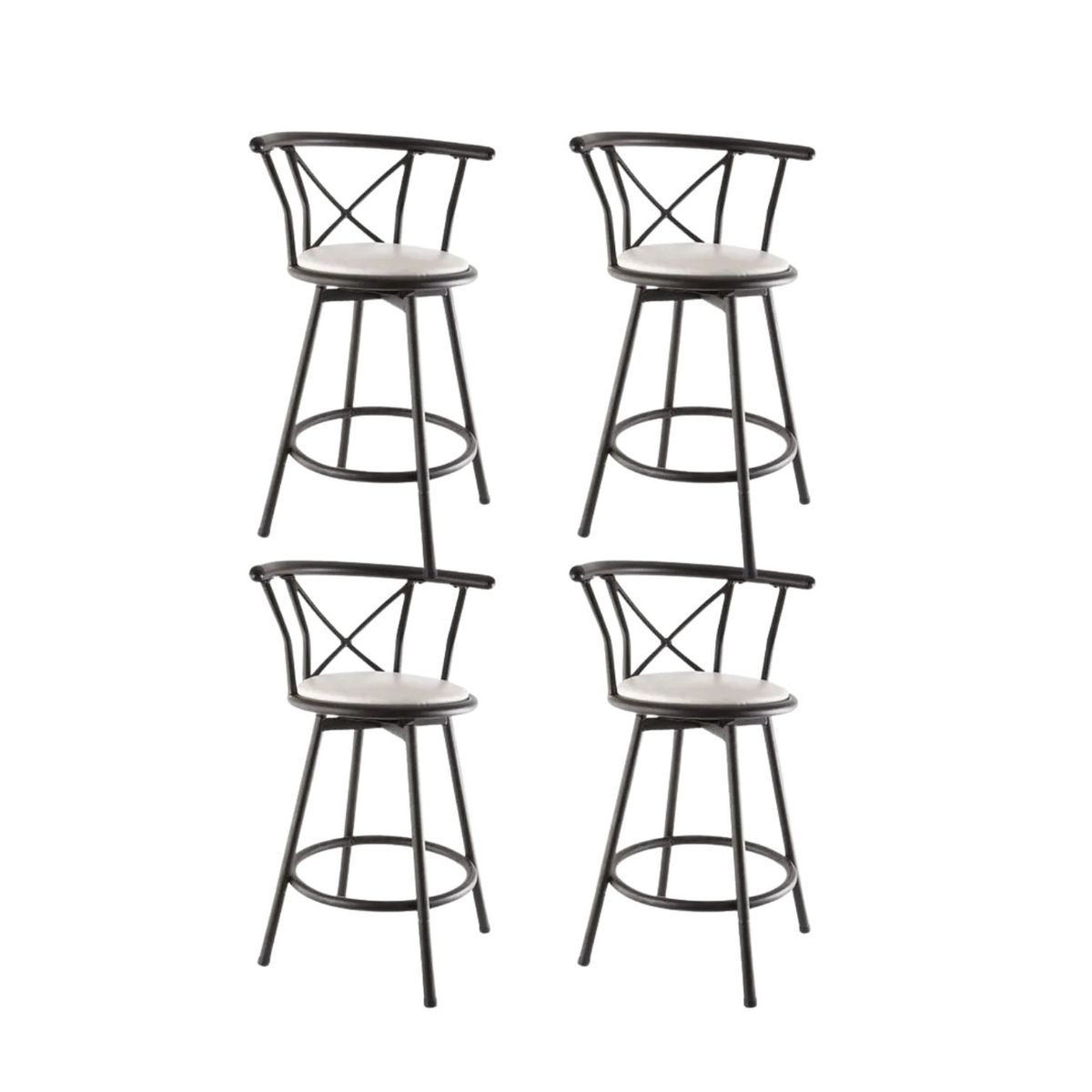 HABITA2 CHILE - Pack 4 Silla de Bar Novus 60cm