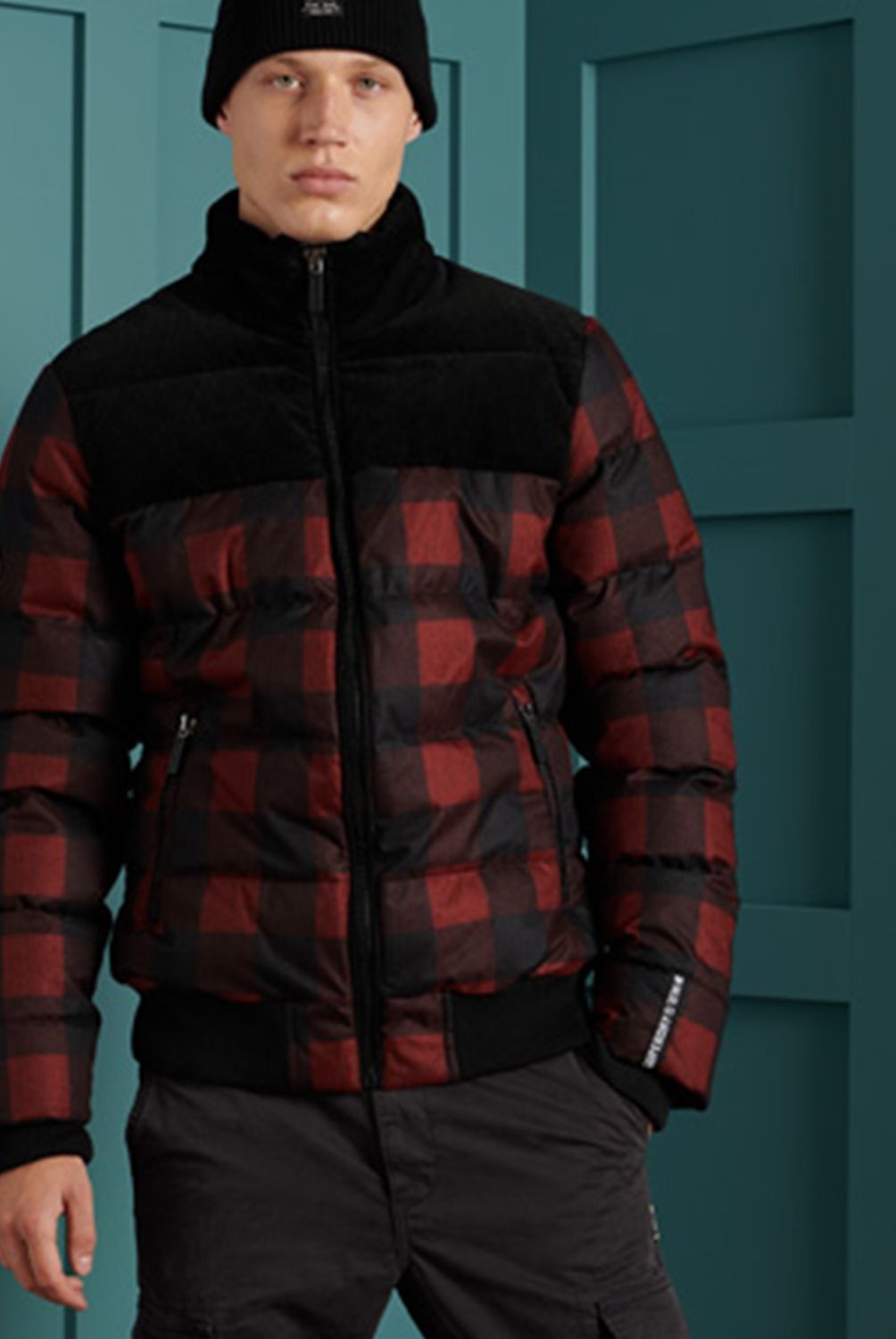 SUPERDRY - Chaqueta De Chándal Acolchada Sport Hombre