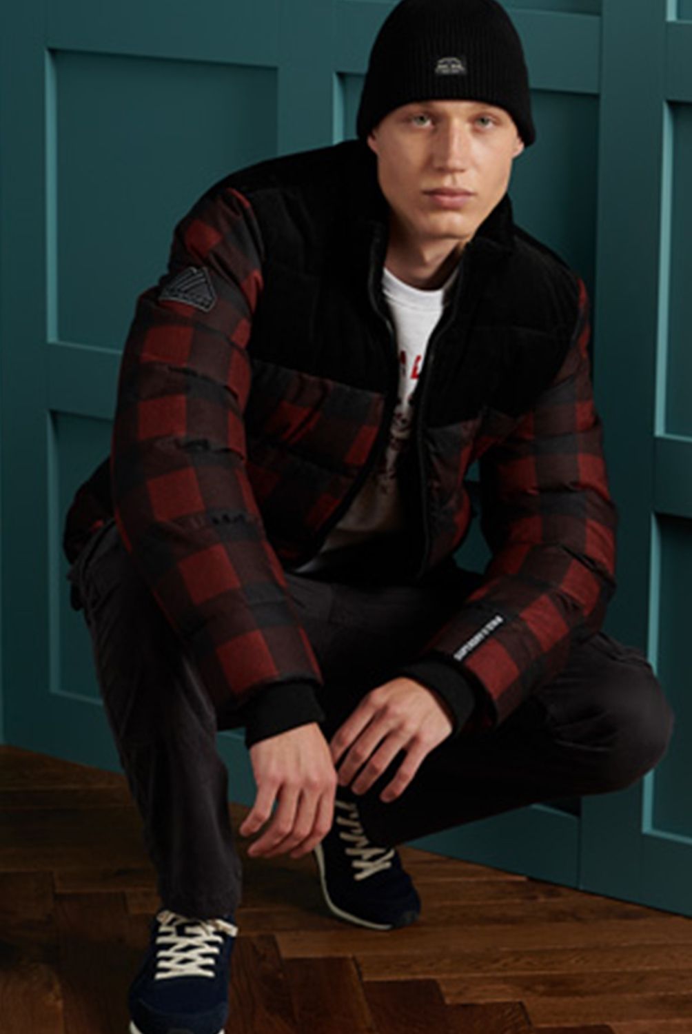 SUPERDRY - Chaqueta De Chándal Acolchada Sport Hombre