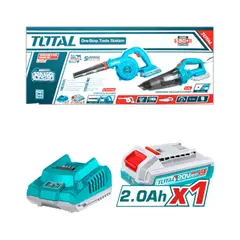 TOTAL TOOLS - Kit Sopladora y Aspiradora Inalámbrica 20V Total