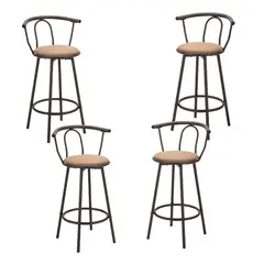 HABITA2 CHILE - Pack 4 Silla de bar Giratoria 70 cm