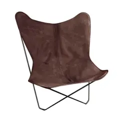 GENERICO - Silla Mariposa De Cuero Vacuno BKF Desarmable