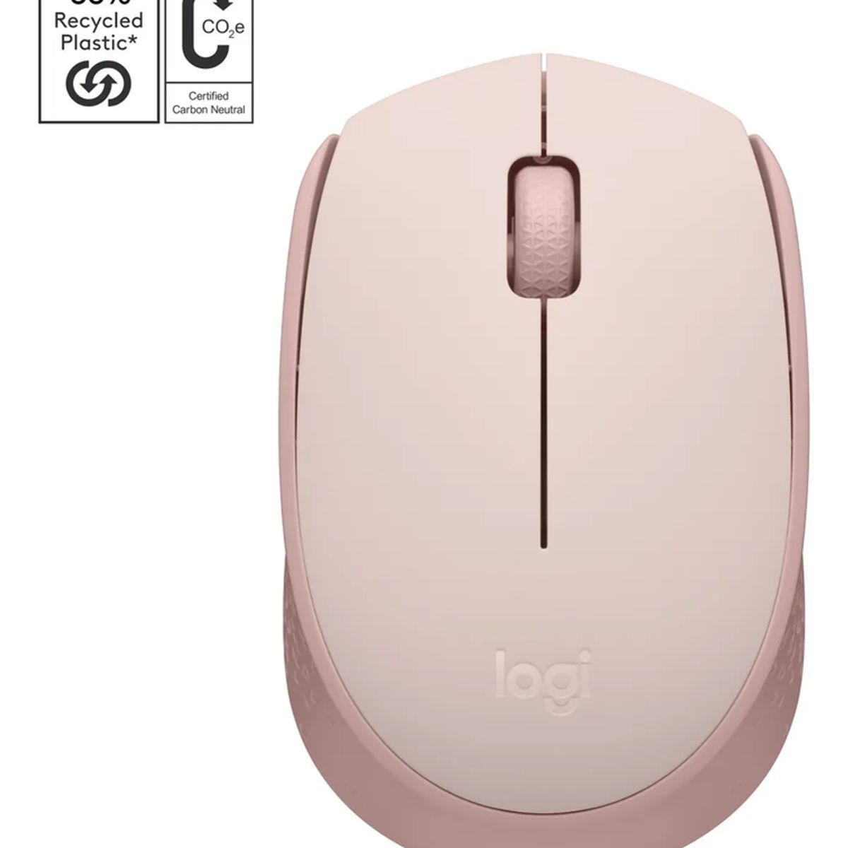 GENERICO - Mouse inalámbrico Logitech M170 rosa