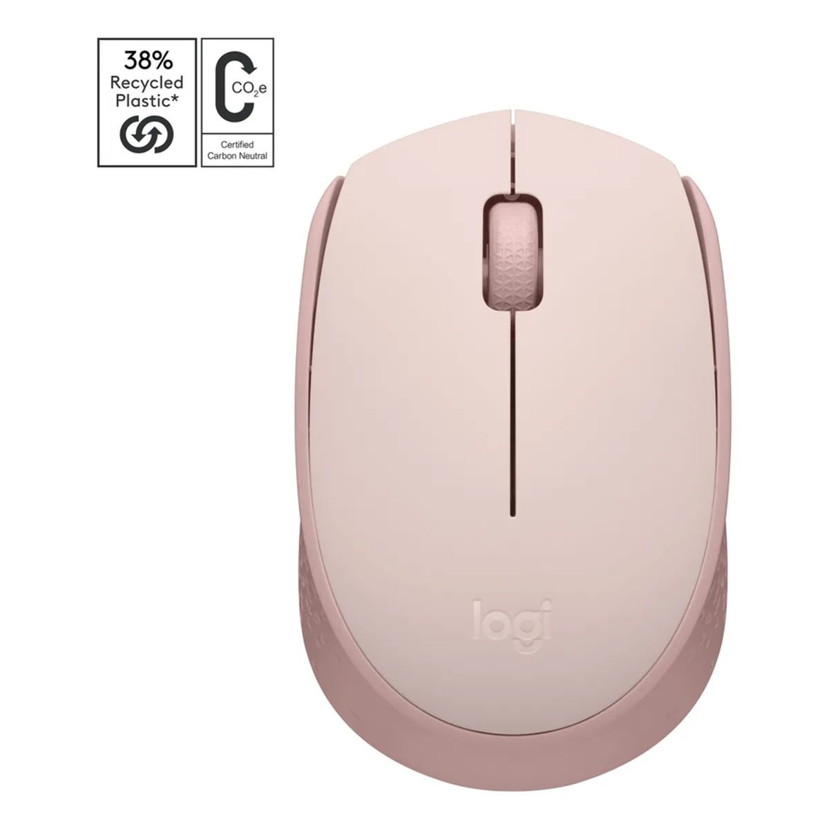 GENERICO - Mouse inalámbrico Logitech M170 rosa