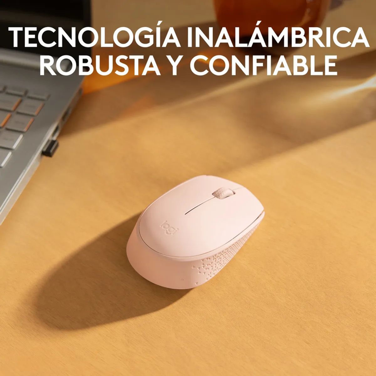 GENERICO - Mouse inalámbrico Logitech M170 rosa