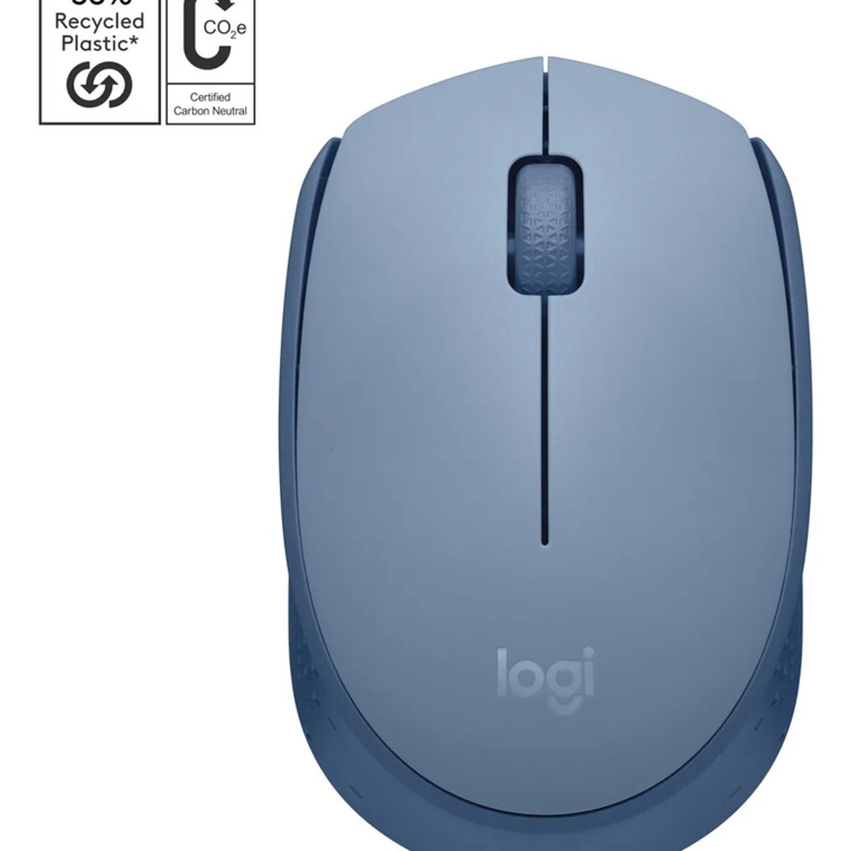 GENERICO - Mouse Logitech M170 inalámbrico blue grey
