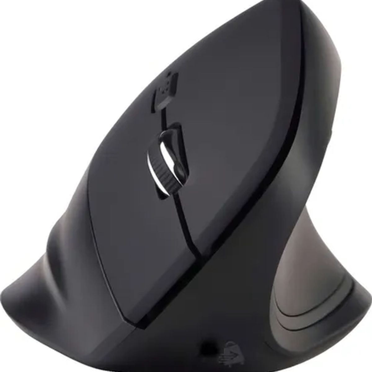 GENERICO - Mouse vertical inalámbrico ergonómico led negro