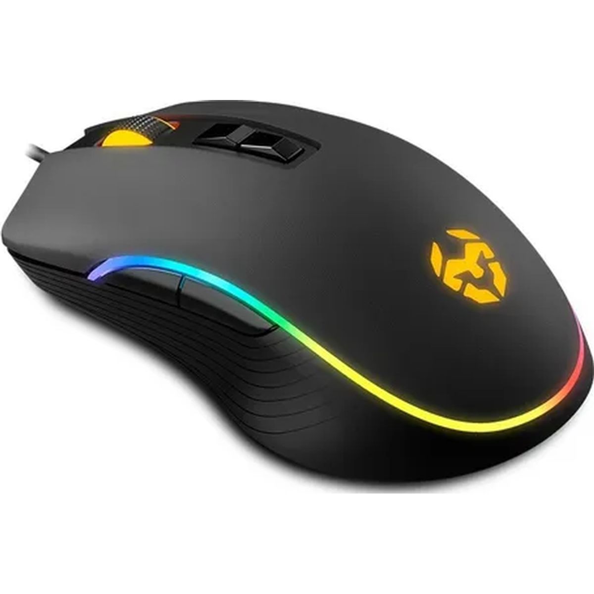 GENERICO - Mouse gamer Krom Kane 8 botones rgb negro