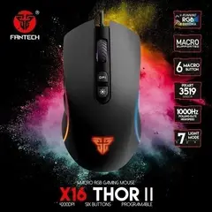 GENERICO - Mouse gamer Fantech Thor X16 rgb
