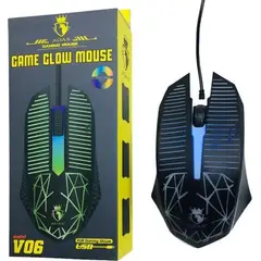GENERICO - Mouse gamer Aoas V06 retroiluminado usb