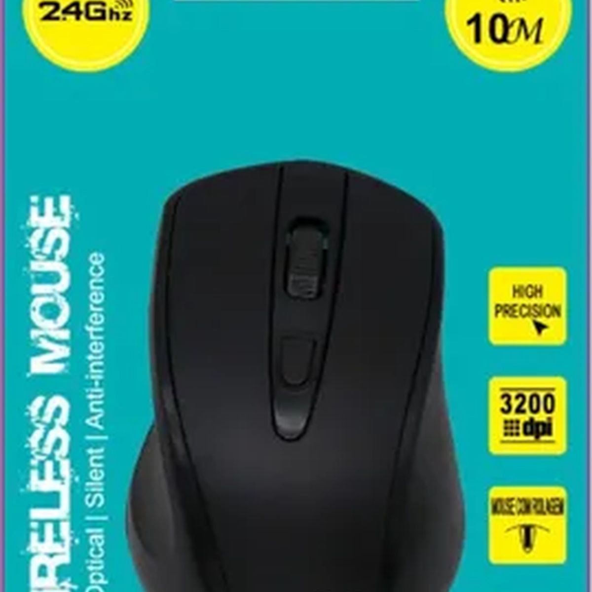 GENERICO - Mouse inalámbrico bluetooth 24ghz ergonómico