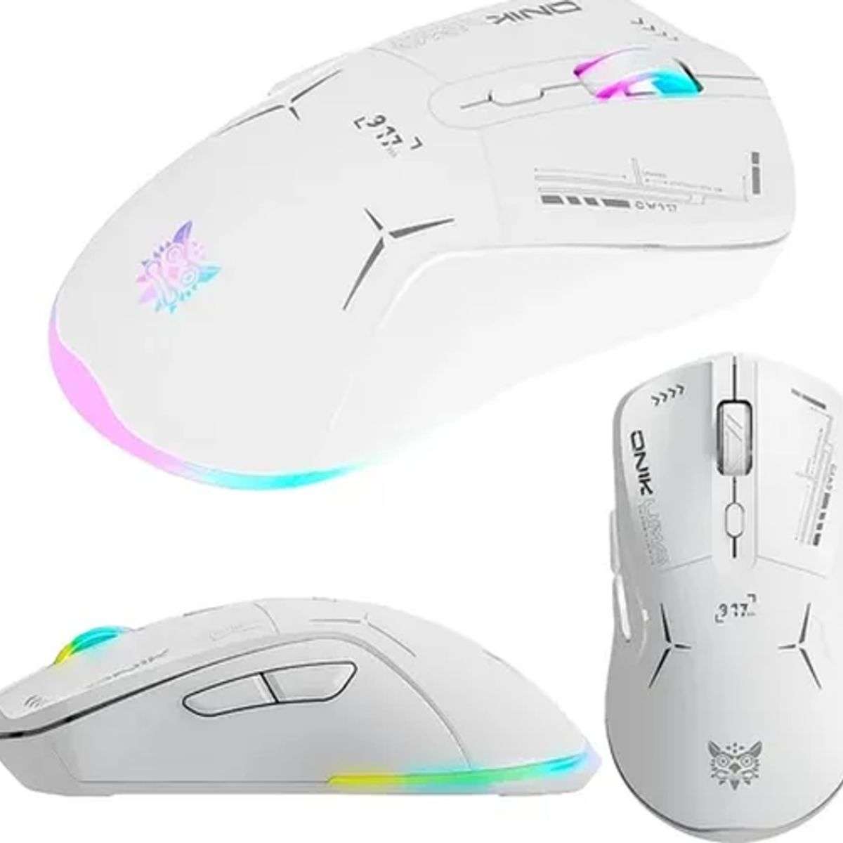 GENERICO - Mouse gamer D5 inalámbrico usb 3600dpi