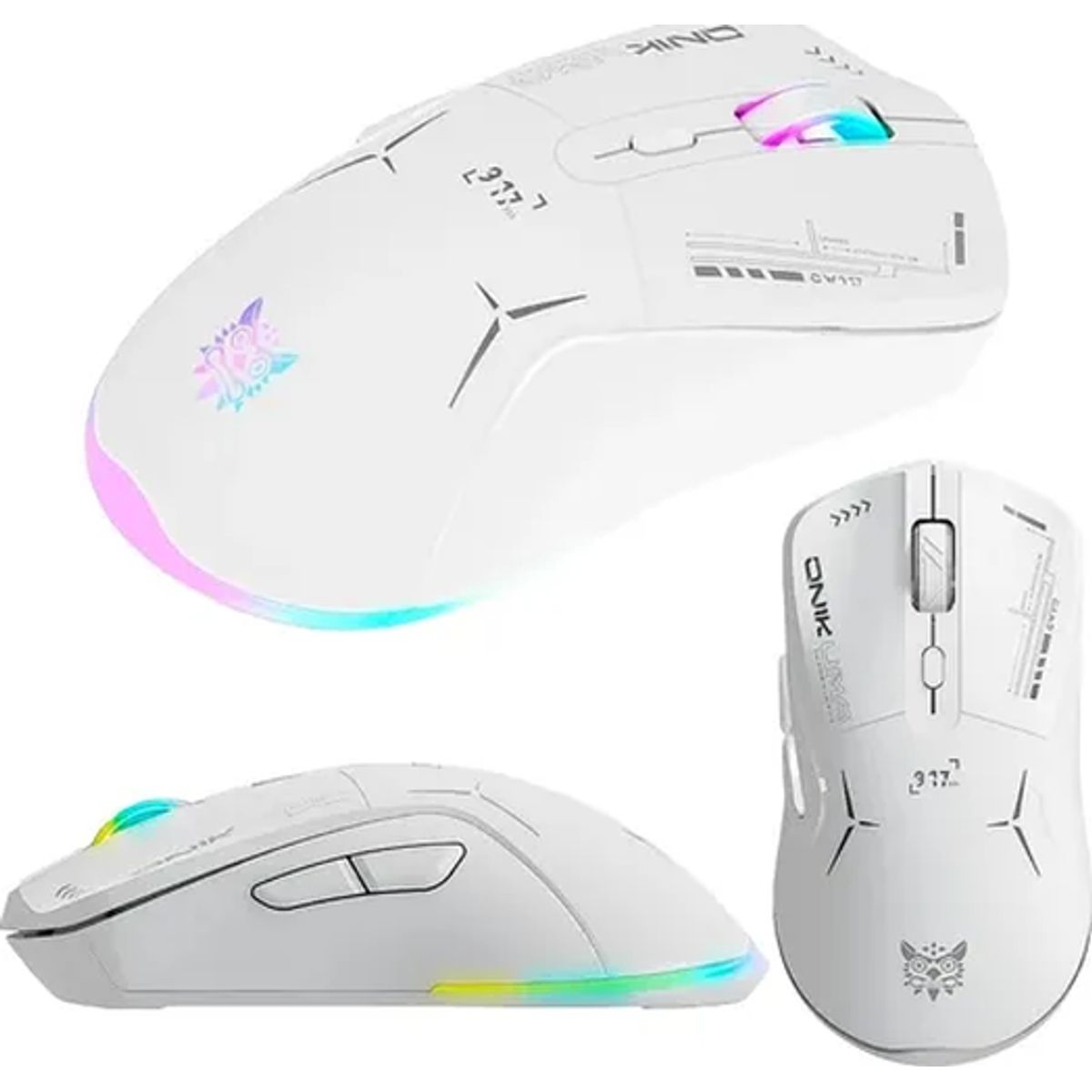GENERICO - Mouse gamer D5 inalámbrico usb 3600dpi