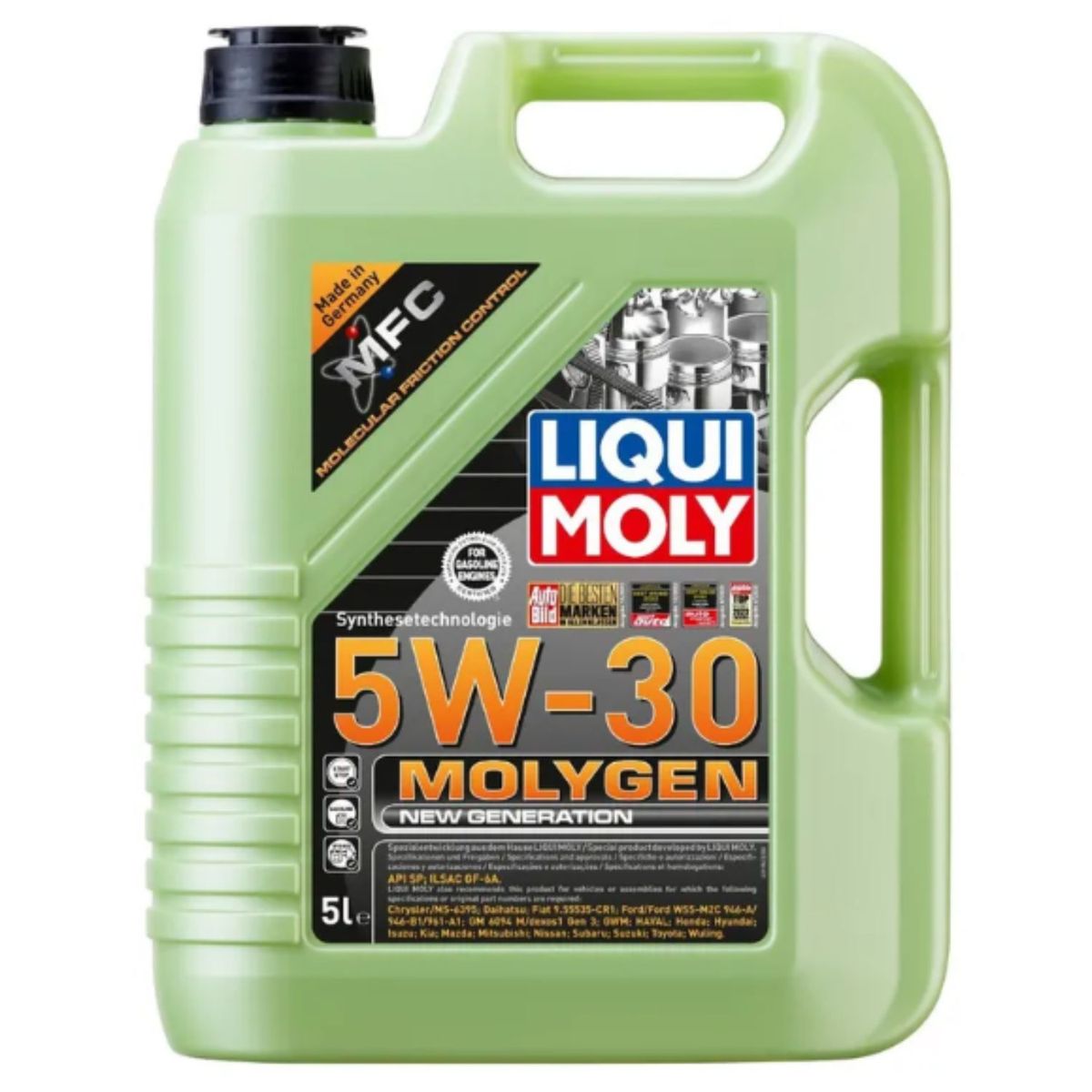 LIQUI MOLY - Aceite Motor Molygen 5w30 Liqui Moly 5 Lts. Gasolina