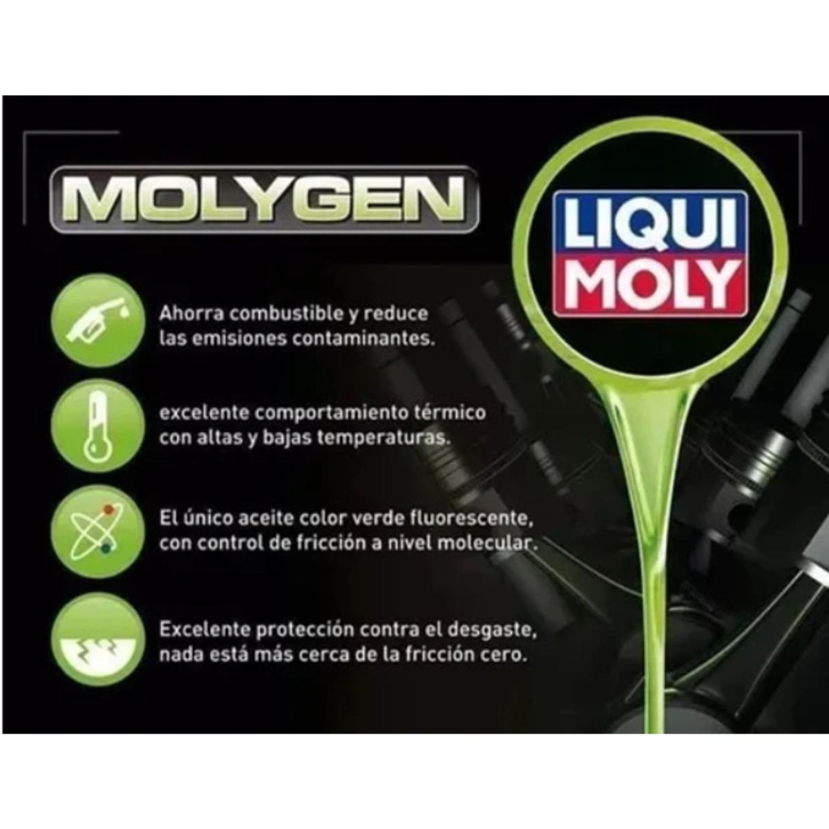 LIQUI MOLY - Aceite Motor Molygen 5w30 Liqui Moly 5 Lts. Gasolina