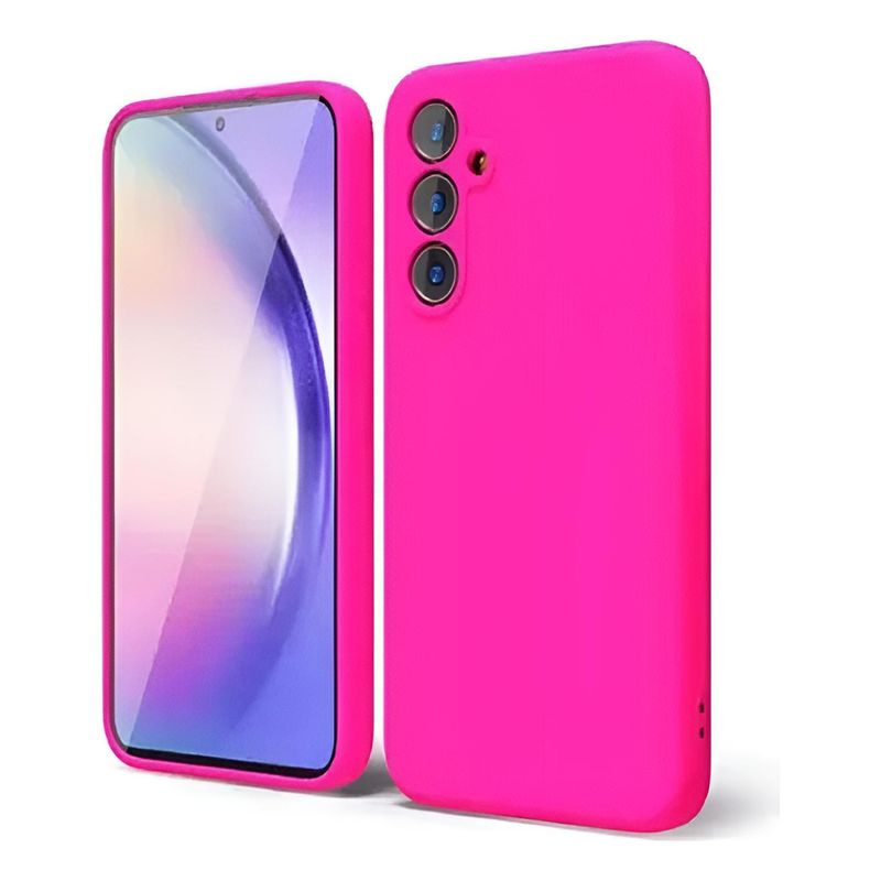 GENERICO - Carcasa Silicona Para Samsung Galaxy S24 Fe + Hidrogel - Fucsia