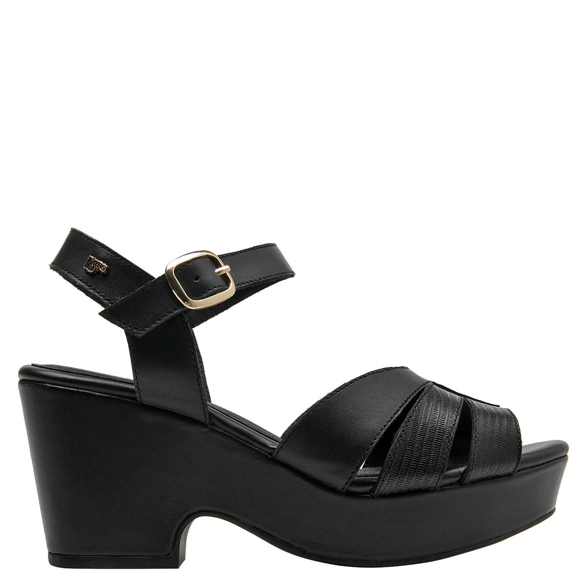 16 HRS - Sandalia Mujer Casual Negro