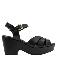 16 HRS - Sandalia Mujer Casual Negro