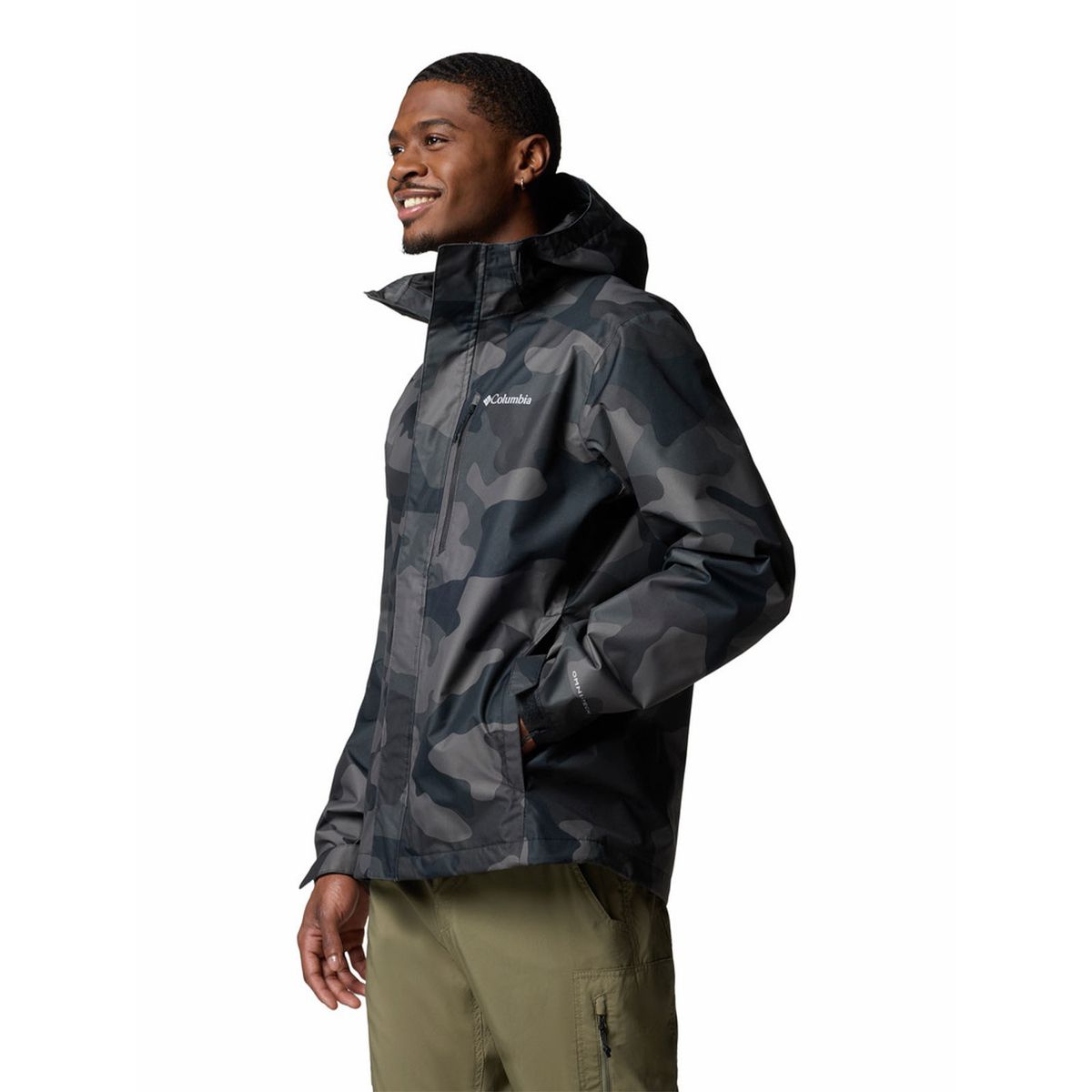 COLUMBIA - Cortaviento Hombre Hikebound II Negro COLUMBIA