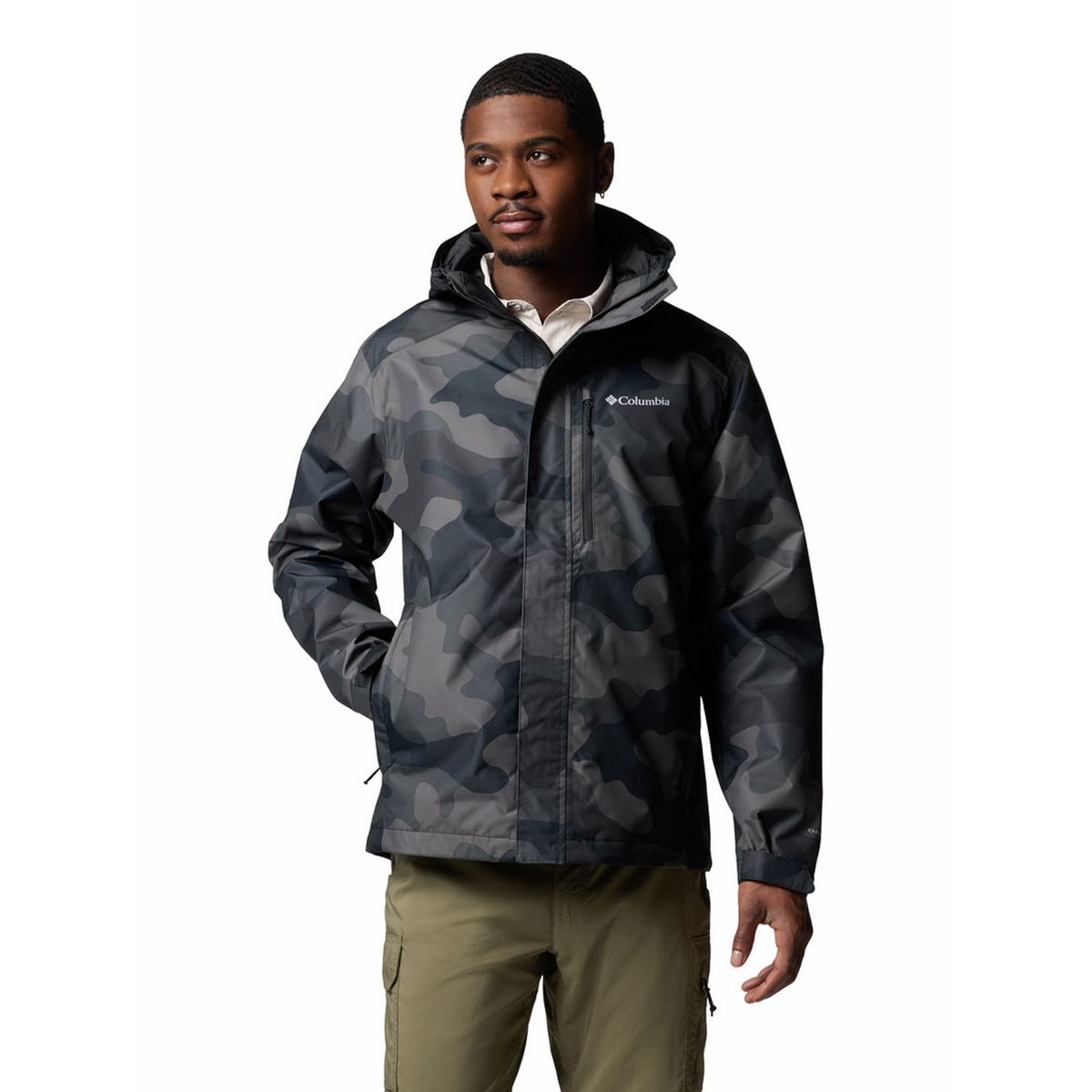 COLUMBIA - Cortaviento Hombre Hikebound II Negro COLUMBIA