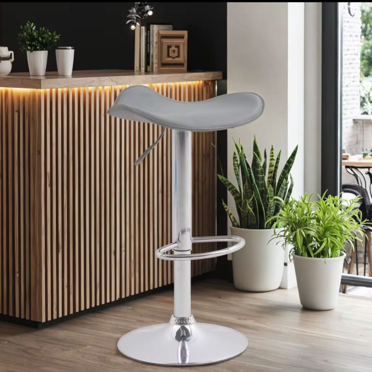 HABITA2 CHILE - Silla de bar Ukla Ajustable