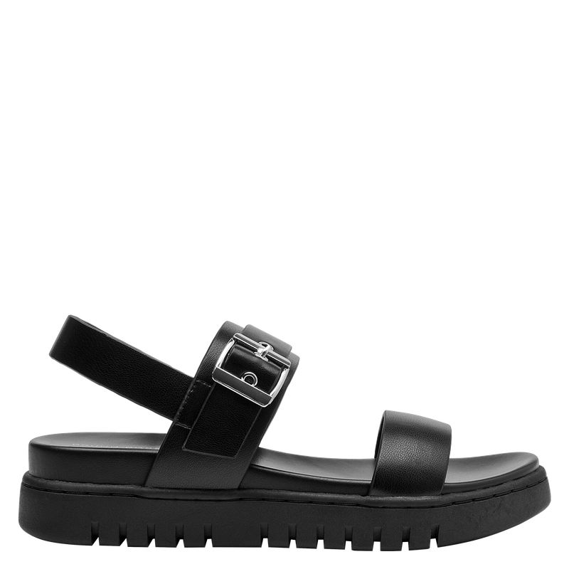 BRUNO ROSSI - Sandalia Mujer Casual Negro Bruno Rossi