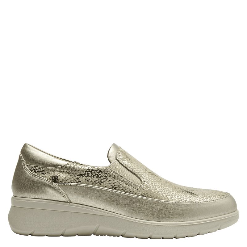 BRUNO ROSSI - Zapato Mujer Casual Dorado