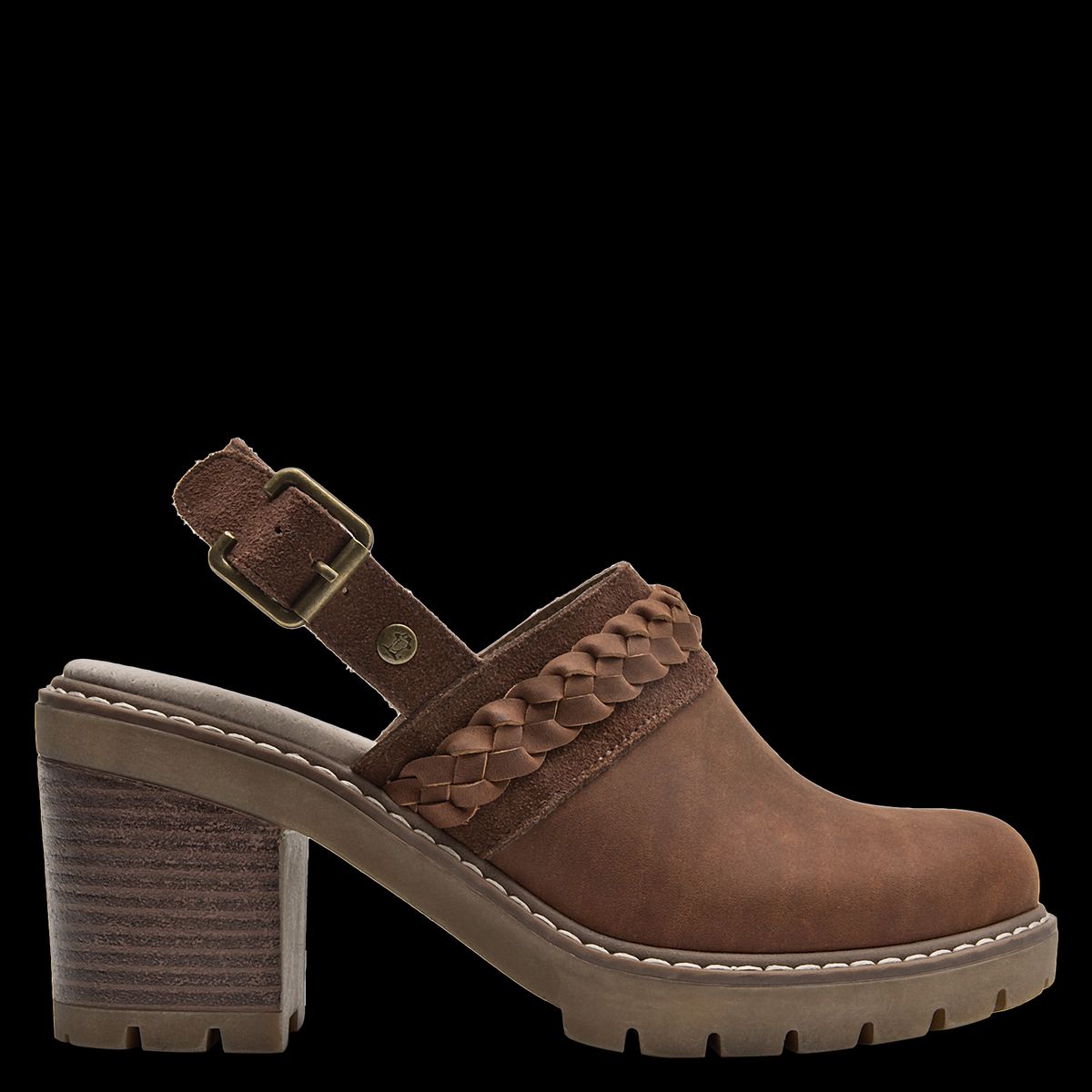 PANAMA JACK - Sandalia Mujer Casual Marrón