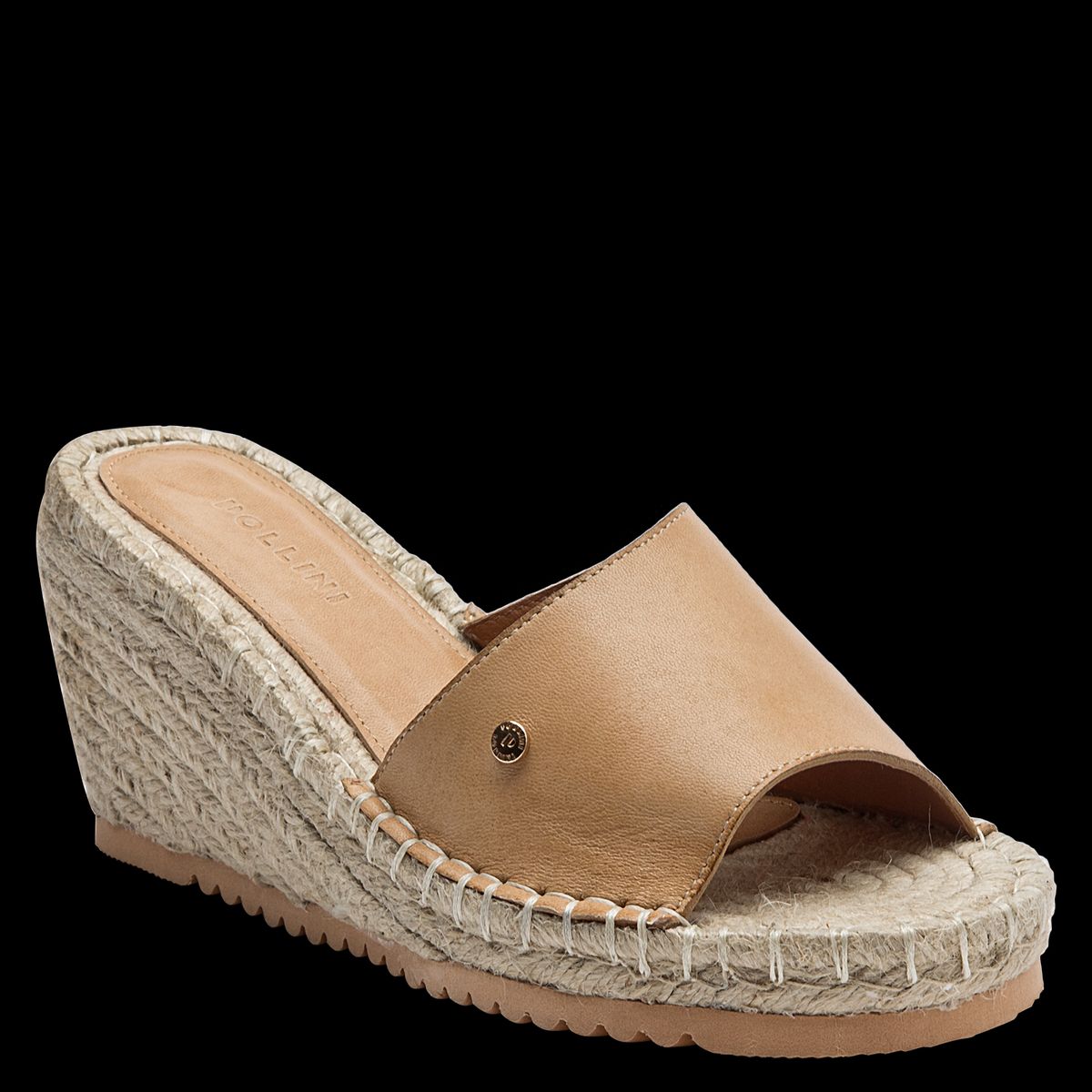 POLLINI - Sandalia Mujer Casual Marrón claro