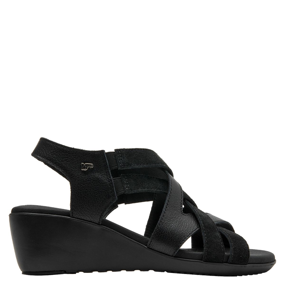 16 HRS - Sandalia Mujer Casual Negro