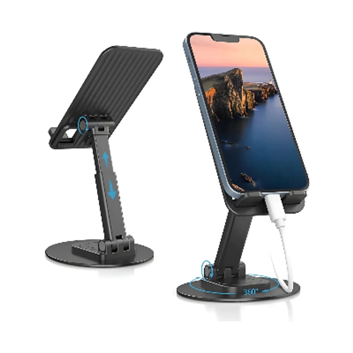 GENERICO - Soporte Escritorio Giratorio Para Telefono Movil Tablet Surtido