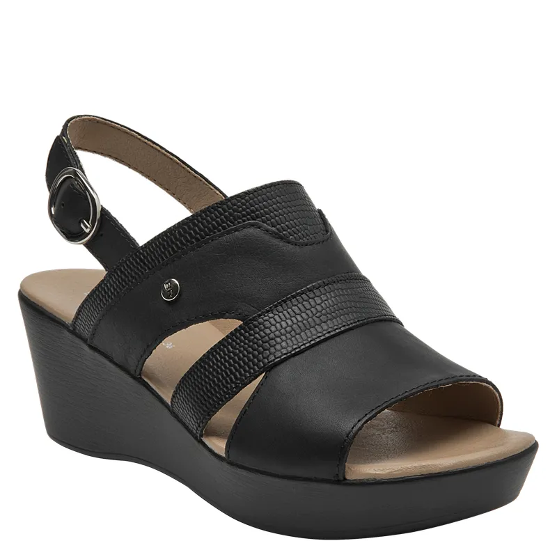 BRUNO ROSSI - Sandalia Mujer Casual Negro