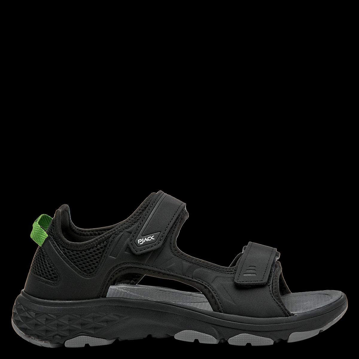 PJACK - Sandalia Hombre Outdoor Negro