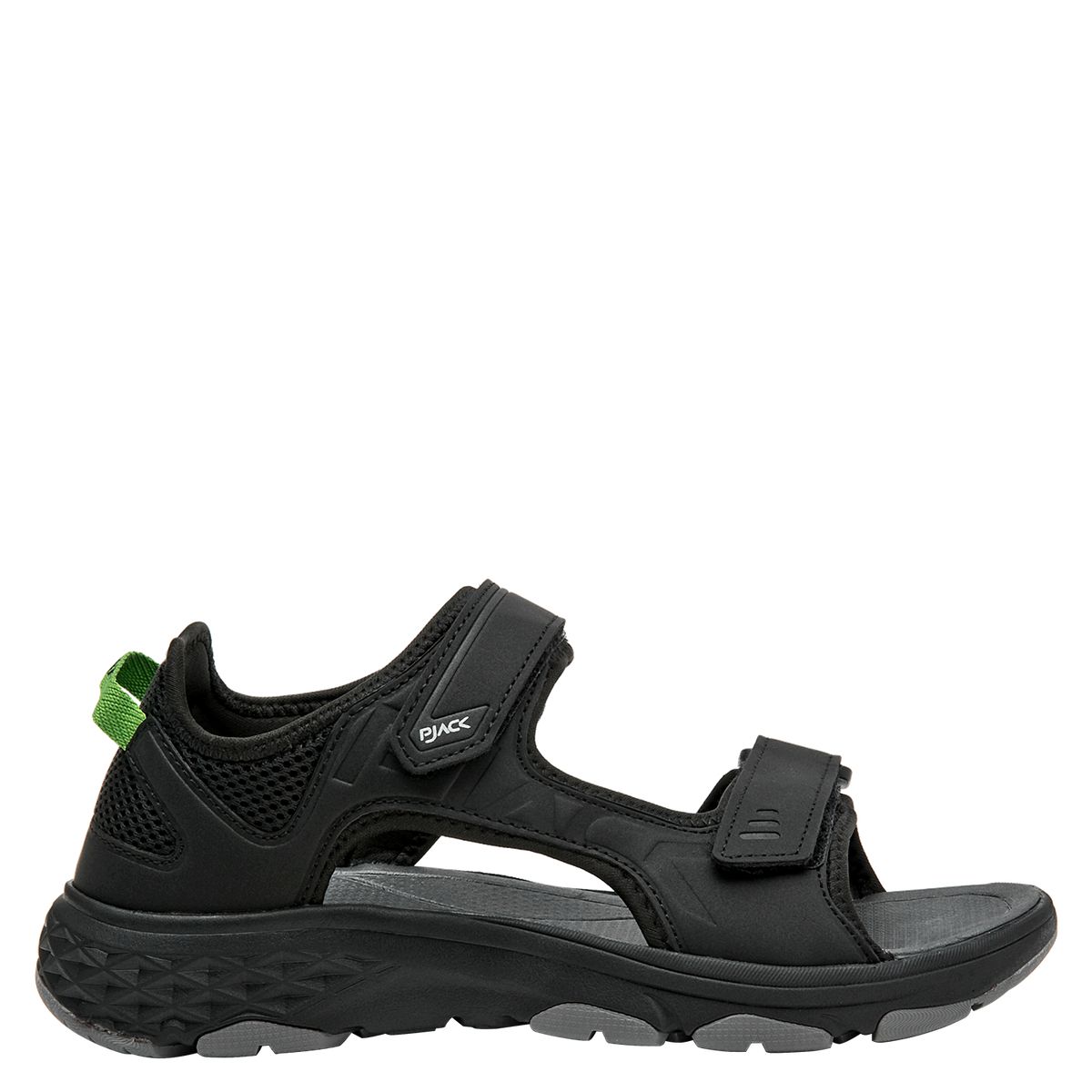 PJACK - Sandalia Hombre Outdoor Negro