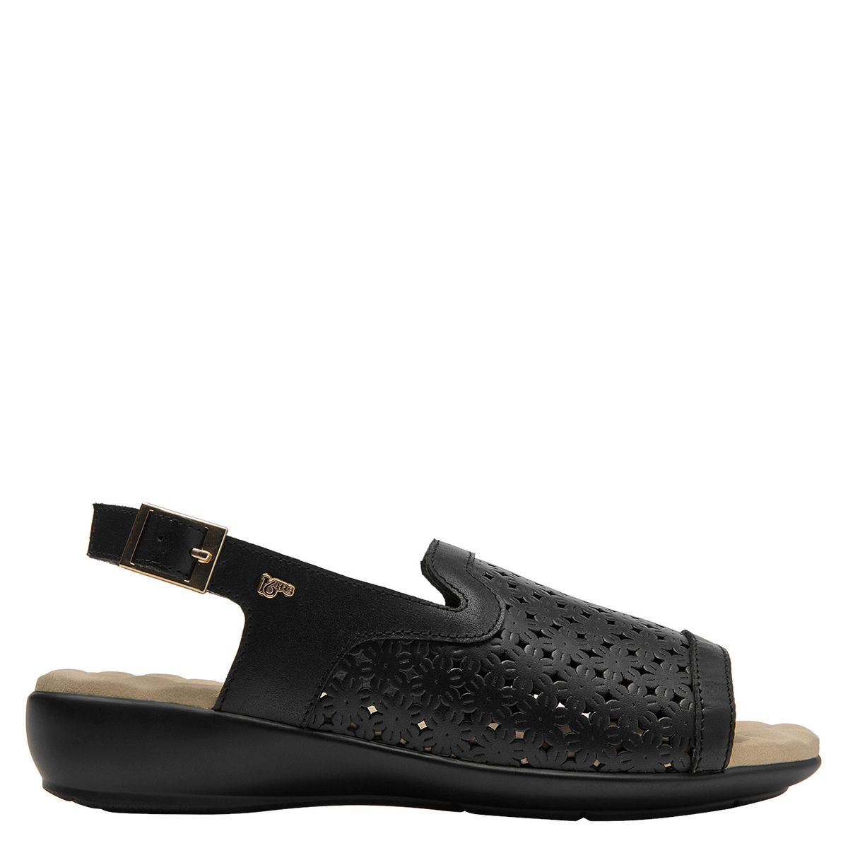 16 HRS - Sandalia Mujer Casual Negro