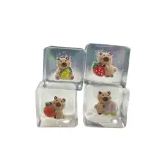 GENERICO - Squishy Juguete Capibara Pegajoso Forma Hielo