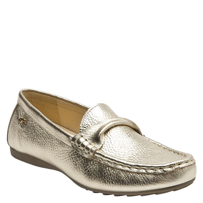 16 HRS - Mocasin Mujer Casual Dorado