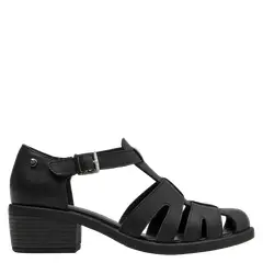 BRUNO ROSSI - Sandalia Mujer Casual Negro