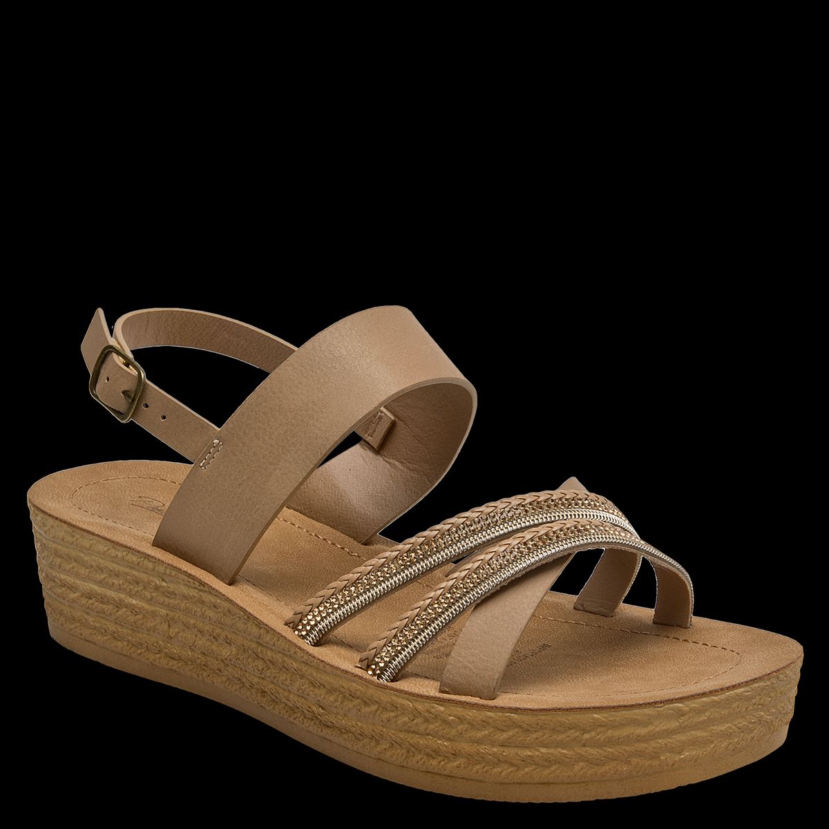 PANAMA JACK - Sandalia Niñas Casual Marrón claro Panama Jack