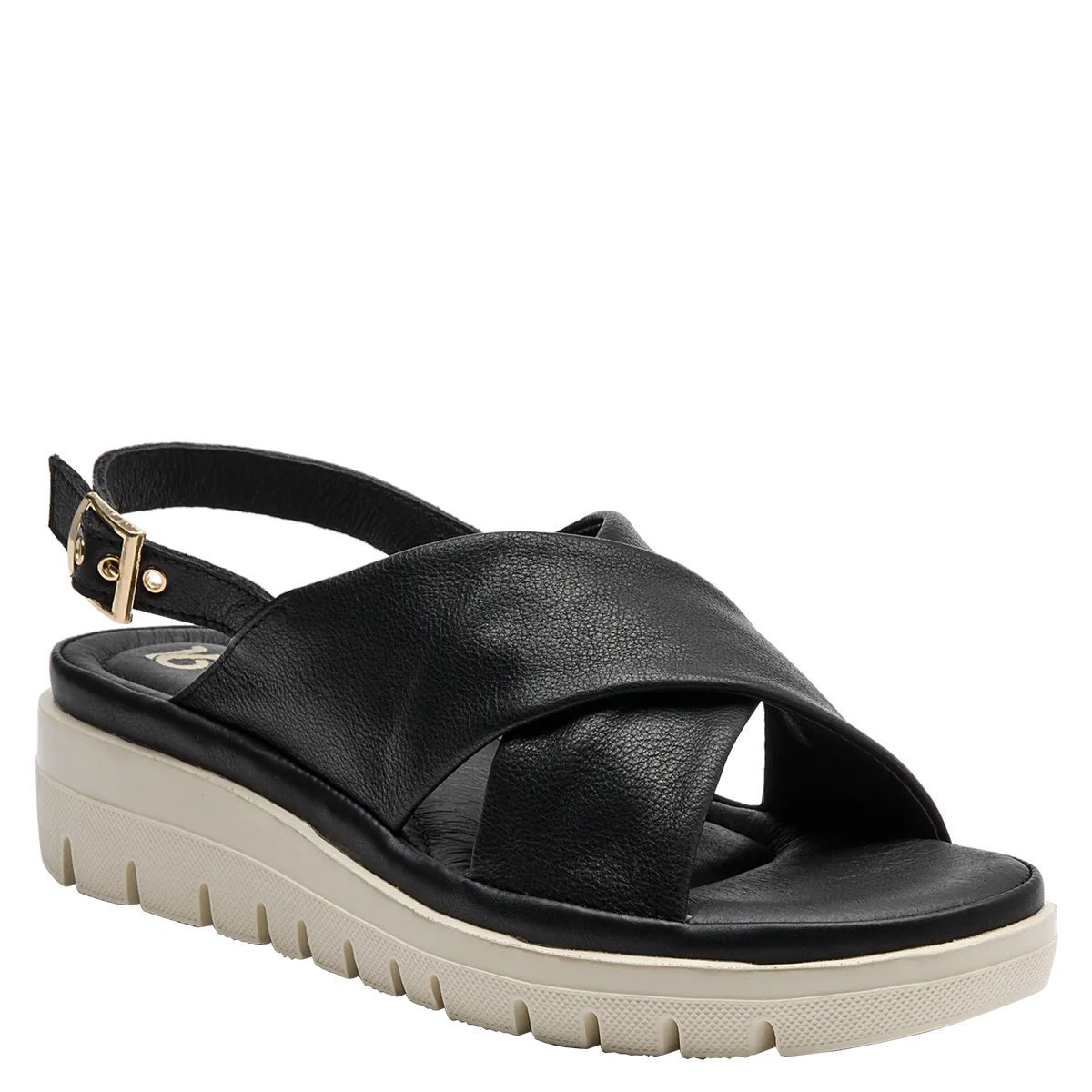 16 HRS - Sandalia Mujer Casual Negro