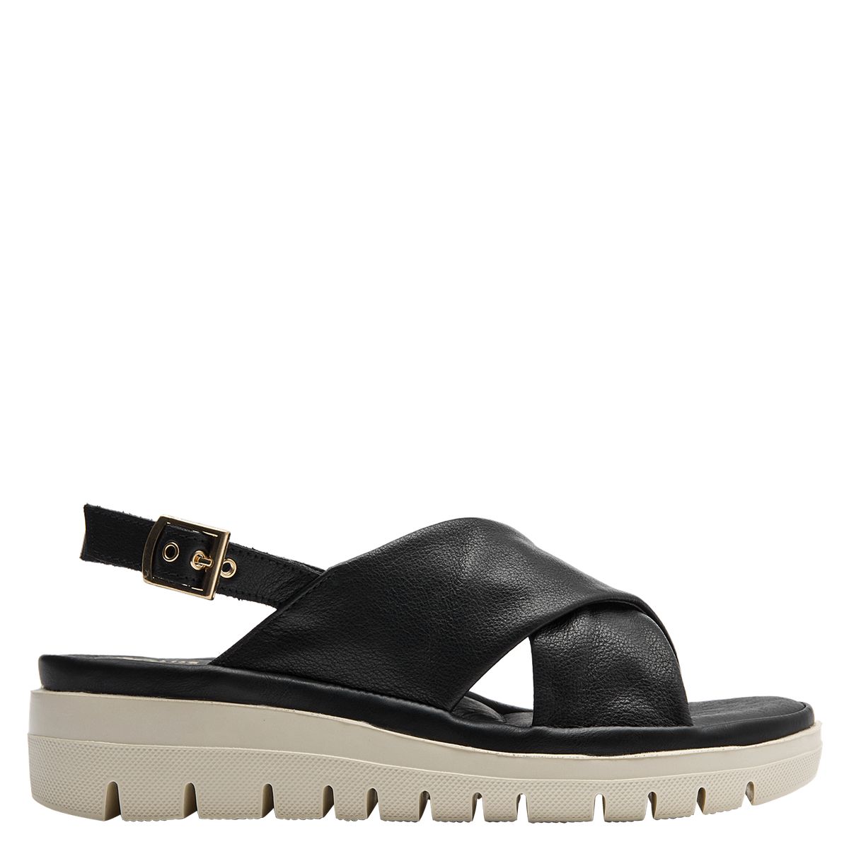 16 HRS - Sandalia Mujer Casual Negro