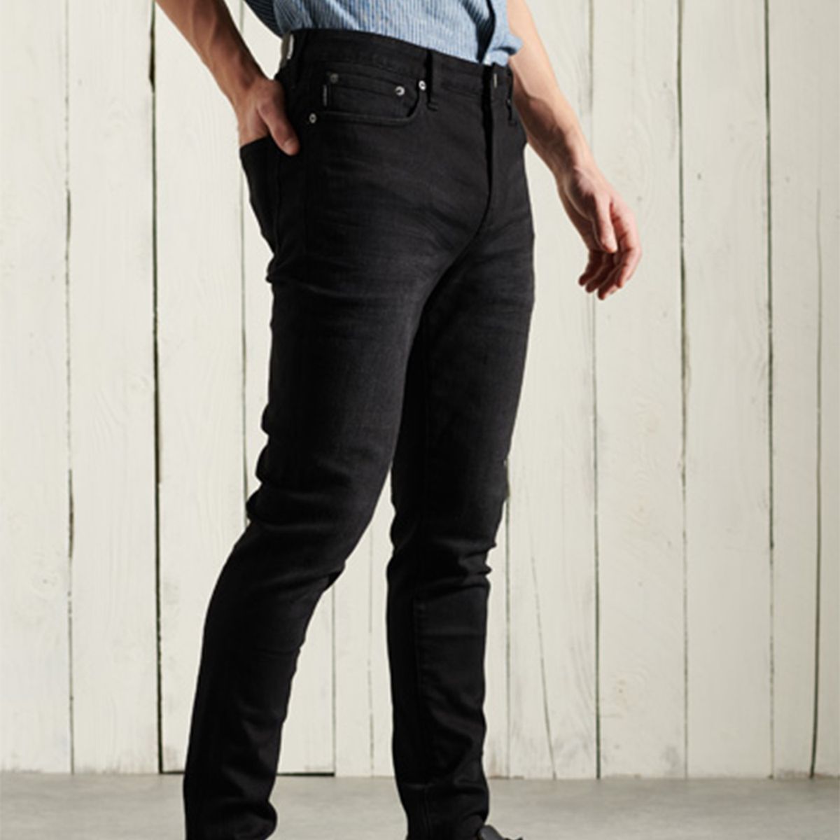 SUPERDRY - Jeans Skinny Recruit Grip 2.0 Hombre Superdry