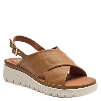 Imagen 2 del producto Sandalia Mujer Casual Marrón claro