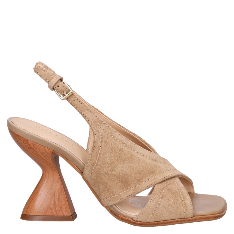 POLLINI - Sandalia Mujer Casual Beige Pollini