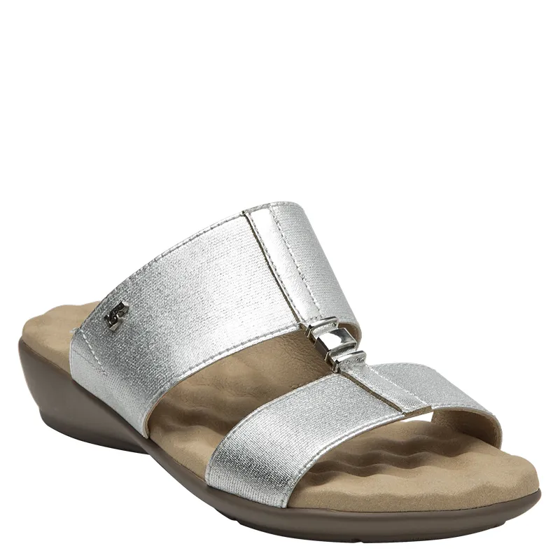 16 HRS - Sandalia Mujer Casual Plateado