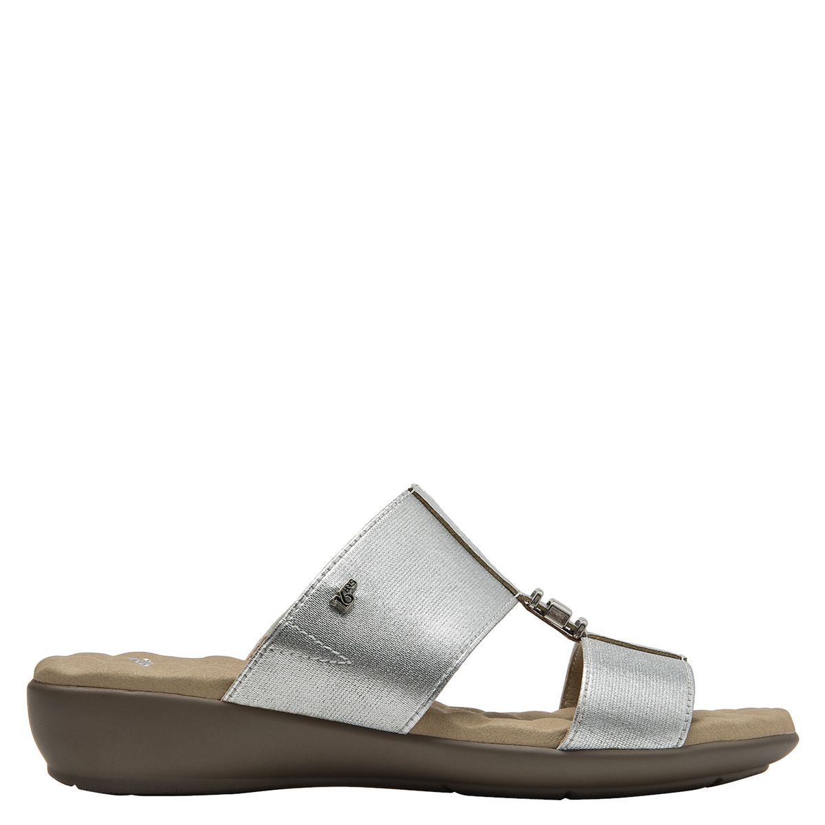 16 HRS - Sandalia Mujer Casual Plateado