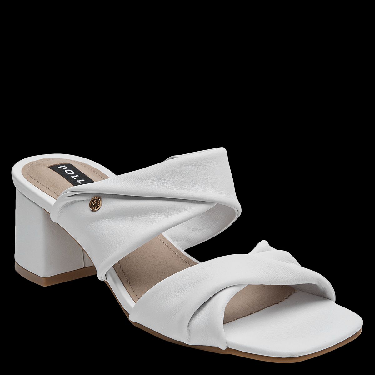POLLINI - Sandalia Mujer Casual Blanco Pollini