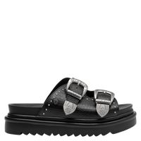 Sandalia Mujer Casual Negro